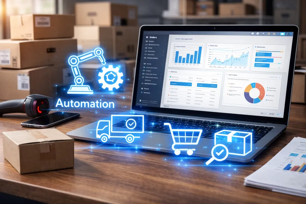 Logistics automation — inventory, orders and shipping